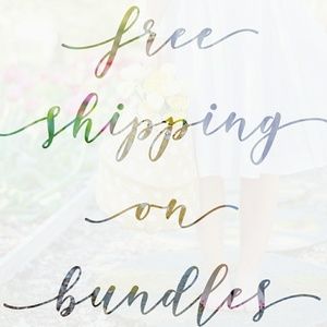 🎉🎉 FREE SHIPPING ON BUNDLES 🎉🎉